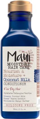 Maui Moisture Nourish & Moisture Coconut Milk Conditioner ,Vegan, Silicone Free & Paraben-Free