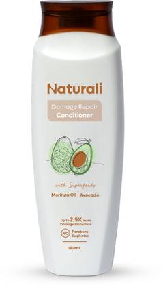 Naturali Damage Repair Conditioner with Moringa Oil & Avocado | Paraben & Sulphate Free