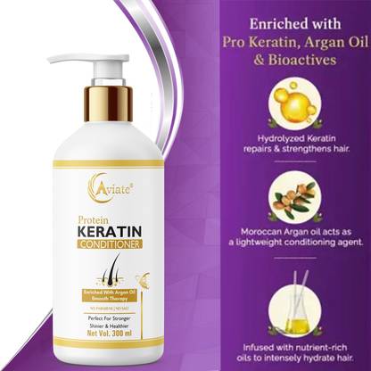 Aviate ULTRA PROTEIN POWER KERATIN Smooth Conditioner For Straight Shiny Hair FOR WOMEN