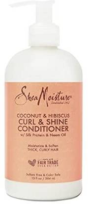 Shea Moisture Coconut & Hibiscus Curl & Shine Conditioner - 13 oz