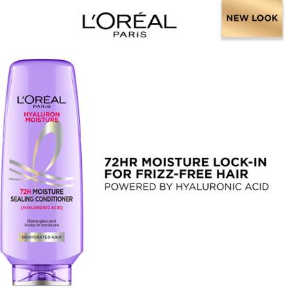 L'Oréal Paris Hyaluron Moisture 72H Moisture Sealing Conditioner| For Dry & Dehydrated Hair