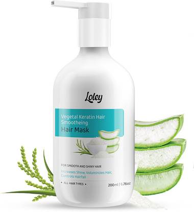 Loley Hair Smoothening Conditioner With Rice Water, Aloevera Extract And Keratin