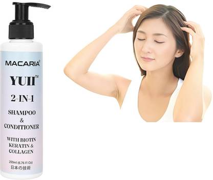 MACARIA biotin and keratin booster shampoo and conditioner