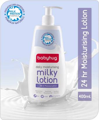 babyhug Milk Protein Daily Moisturising Body Lotion Newborn Baby - 400 ml