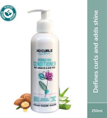 XO Curls Hydrating Conditioner with Argan Oil and Aloe Vera