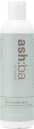 Ashba Botanics Curl Moisture Milk For Curly Wavy Hair | Deep Moisturization & Hydration