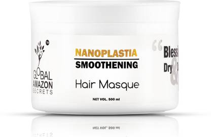 Global Amazon Secrets Nanoplastia Smoothening MASK to support Scalp with BioKeratin & Omega 3
