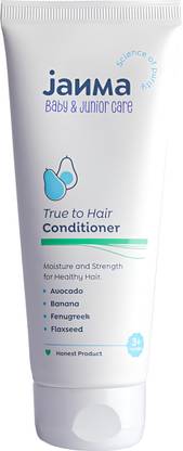 Janma Care Kids Rejuvenating and Detangling Conditioner with Flex Seed For Baby | Tear free