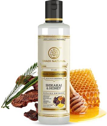 KHADI NATURAL Shikakai Honey Hair Conditioner Sls & Paraben Free for Treats Scalp Irritations