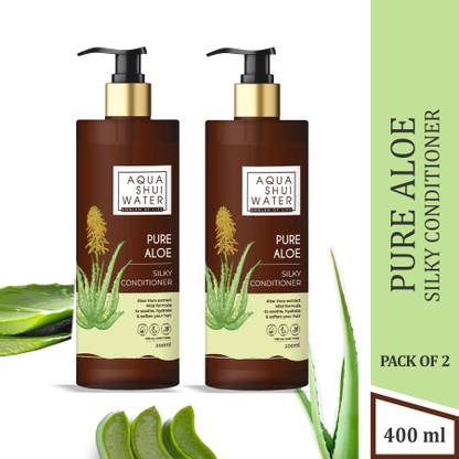 Aqua Shui Water Pure Aloe Silky Cleansing Conditioner (Pack of 2)