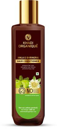 Organique Ayurvedic Amla & Bhringraj Conditioner for Extra Conditioning & Silky , Shiny
