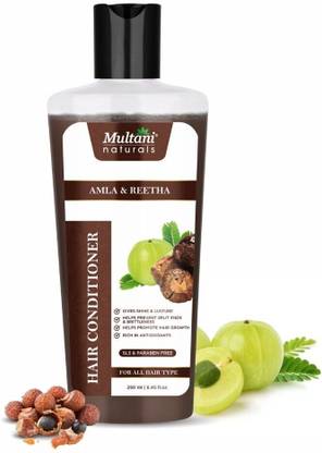 Multani Natural Amla & Reetha Hair Conditioner | Anti-Hair Fall | SLS & Paraben Free -