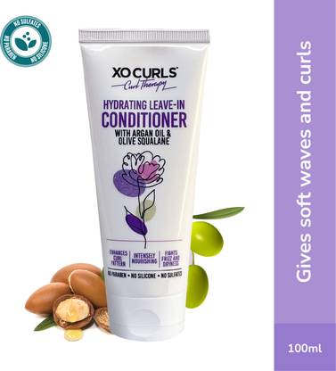 XO Curls Hydrating Leave In Conditioner with Argan Oil and Olive Squalane
