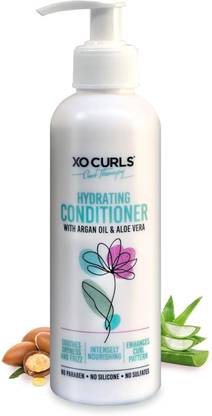 XO Curls Hydrating Conditioner with Argan Oil and Aloe Vera
