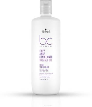 Schwarzkopf Professional Bonacure Frizz Away Conditioner with Babassu Oil For Dry and Frizzy Hair 1000ml