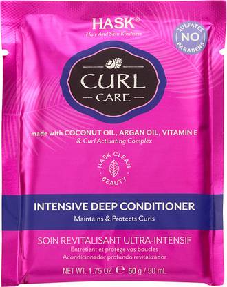 hask Curl Care Intensive Deep Conditioner | Maintains & Protects, Curly, Damage Hair