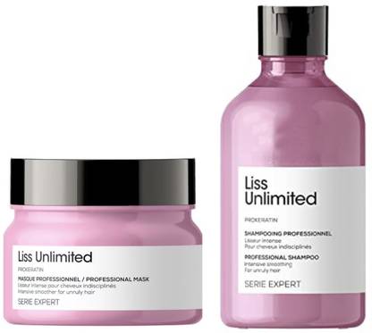 LISS UNLIMITED SMOOTHING MASQUE AND SHAMPOO COMBO