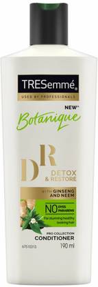TRESemme Detox & Restore Conditioner- No Parabens, No Dyes