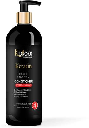 Klooks Professional Keratin Hair Smoothing Conditioner-Unscented- For Dry & Frizzy Hair