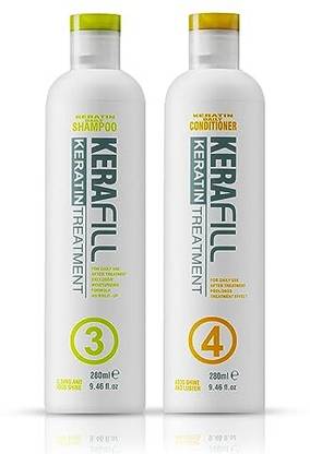 Kerafill Keratin Shampoo And Conditioner Combo Pack | Sulfate Free | For Damaged Hair