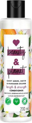 Love Beauty And Planet Curry Leaves, Biotin & Mandarin Paraben Free conditioner for long & strong hair