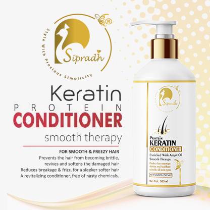 Sipradh Keratin Conditioner For Damaged Hair Smooth Therapy Silky and Shiny Hair