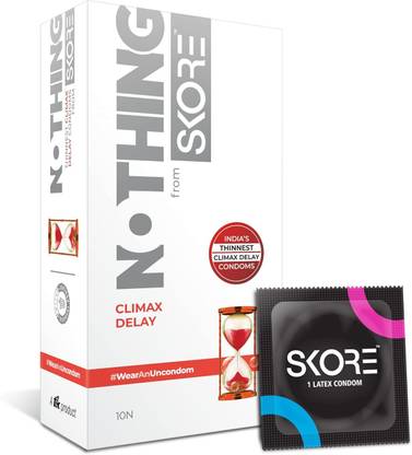 SKORE Nothing Thinnest Climax Extra Time Condom