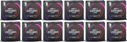 MANFORCE Combo Lubricated Dotted Condoms - 20 Sheets x Pack of 12 Condom