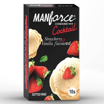 MANFORCE Cocktail Strawberry Condom