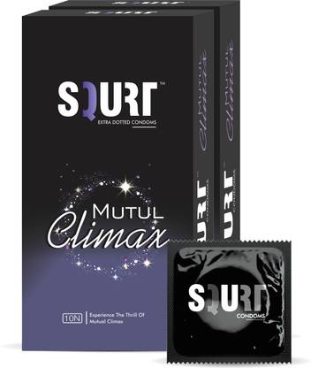 SQURT Mutual Climax Condom with 4.5% Benzocaine Condom