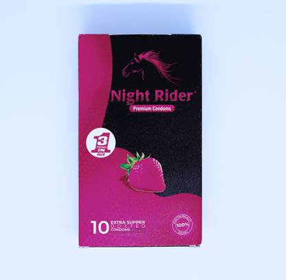 NIGHT RIDER UNIVERSAL PREMIUM 3 MULTI FLAVOUR CONDOM Condom