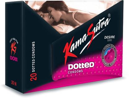Kamasutra Dotted Premium Condoms -40 Condoms (20*2) Condom