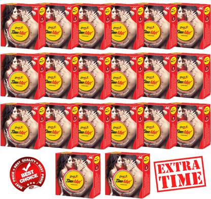 Zaroor+ TimeMax Climax Control Dotted Coloured Men For Ultimate Intercourse Condom