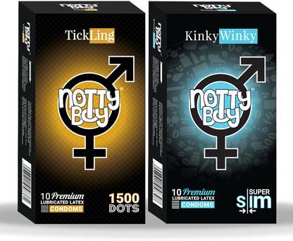 NottyBoy Extra Dotted and Extra Thin Combo Pack Condom