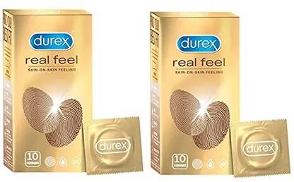 DUREX Real Feel Condoms for Men - 10 Count Condom