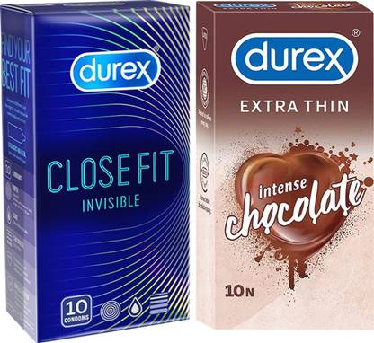 DUREX Close Fit Invisible & Intense Chocolate Condom