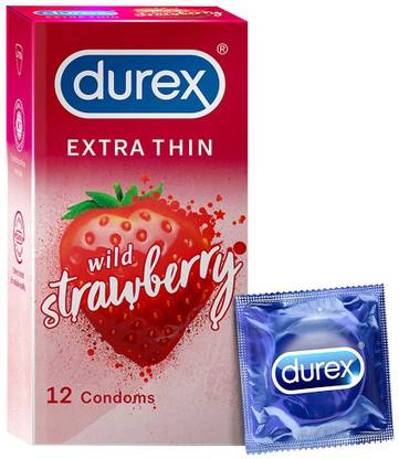 DUREX Strawberry Flavoured Condoms Condom