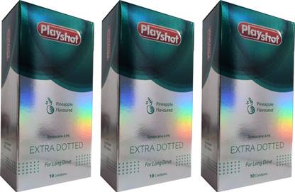 Playshot Pineapple Flavoured Condom