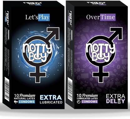 NottyBoy Long Last Delay & Extra Lubricated Thin Condom