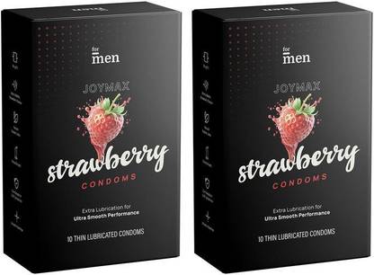 Formen Joymax Strawberry Flavour|for Men|Comfortable Fit Condom