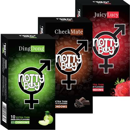 NottyBoy Flavour Combo Pack (30Pcs) Best For Oral Condom