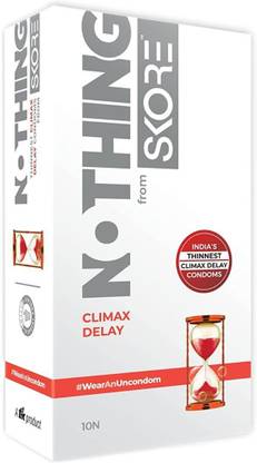 SKORE Nothing Climax Delay Condoms, 2 Pack (20pcs) Condom