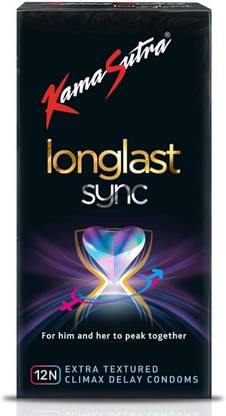 Kamasutra Longlast Sync Condom | Climax Delay Condom