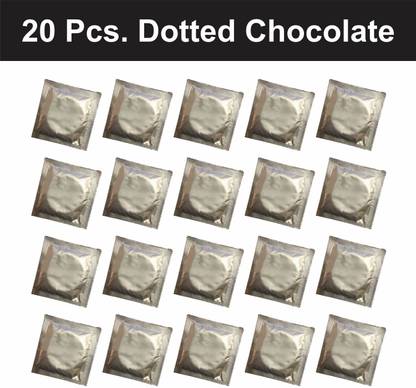 eyurva Dotted Condoms -Chocolate Flavoured Condom Condom