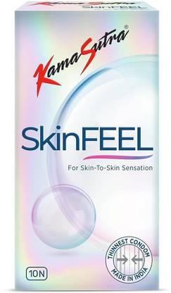 Kamasutra SkinFEEL Thinnest Made in India Condoms 10 Count Condom