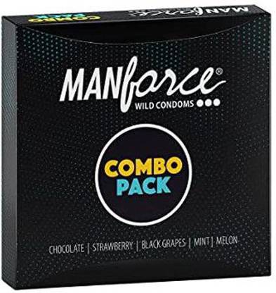 MANFORCE Combo Pack Wild Condoms Pack Of 2 ( SET 40 ) Condom