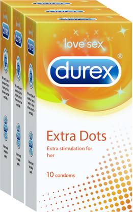 DUREX Extra Dots for Extra stimulation Condom