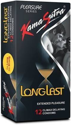 Kamasutra 1LongLast Condom 12's Pack Condom (12 Sheets) Condom