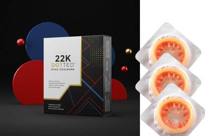 22K Dotted 508 Dotted 3 pcs Condom