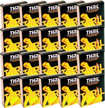Thril Smooth Premium Lubricated Latex Plain Male Condom